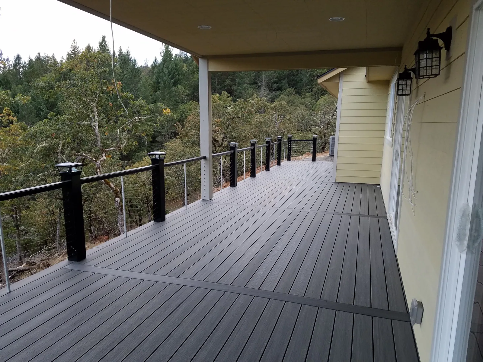 Finished custom deck built by The Shed Guys